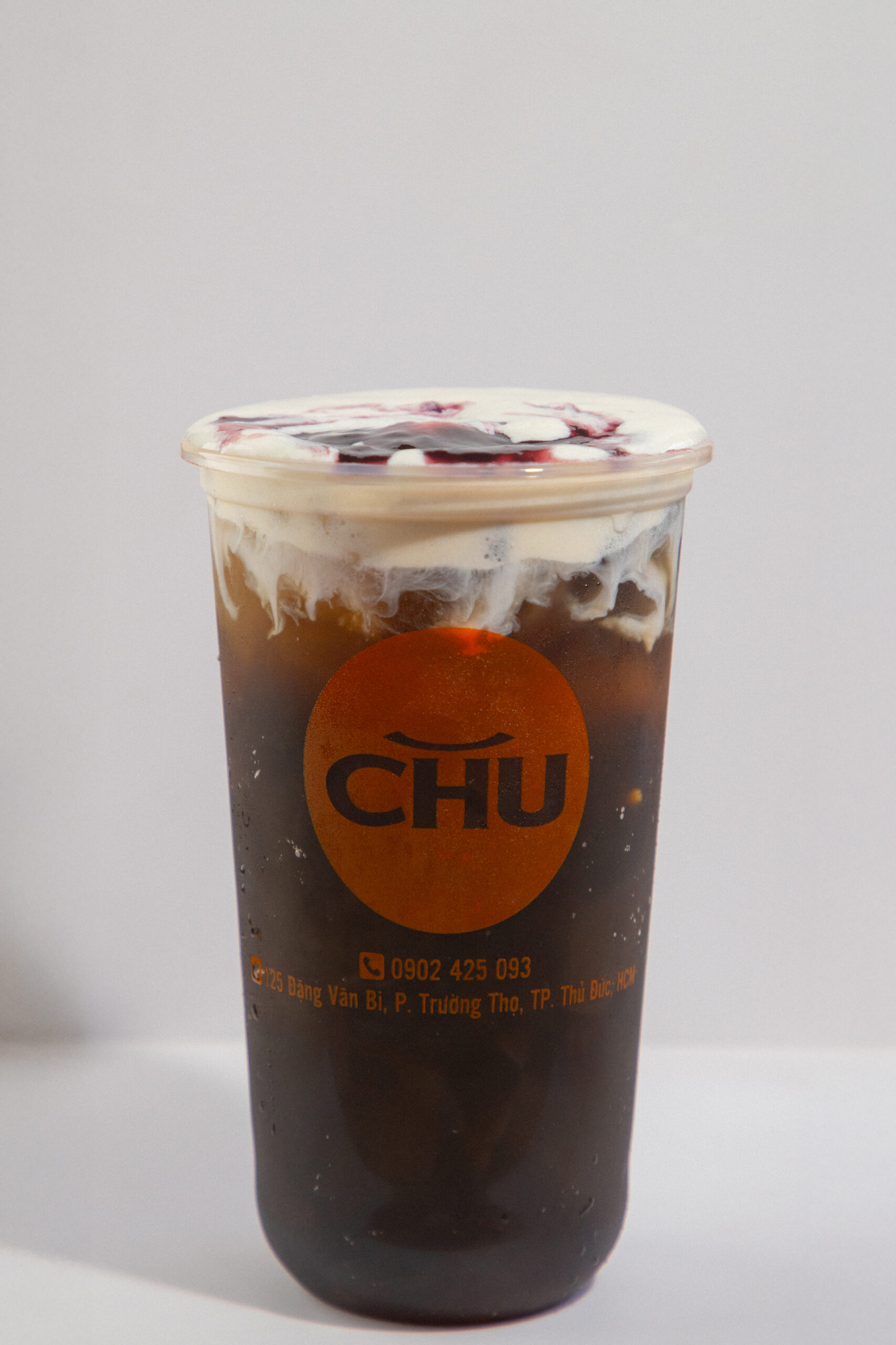 Trà Việt Quất Macchiato